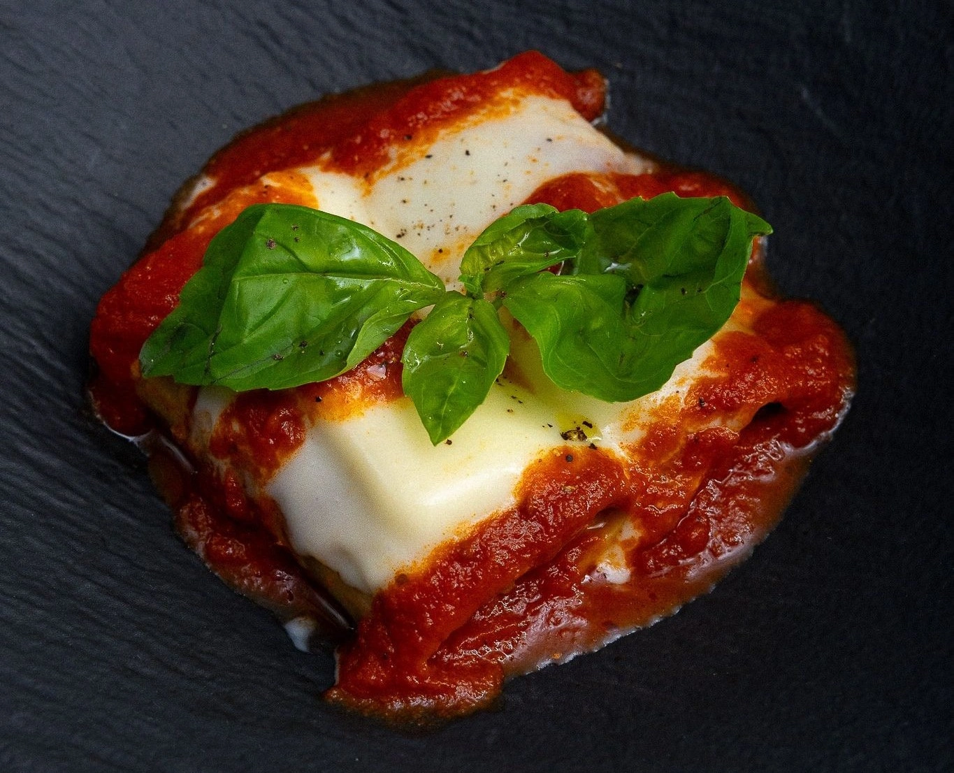 Eggplant lasagna at Coletta, a restaurant near Union Square NYC